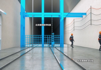 煤矿事故三维动画