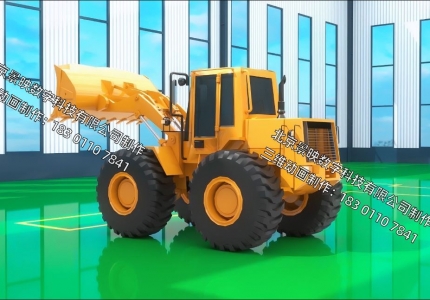 生活垃圾分拣处理生产线高质量三维动画01